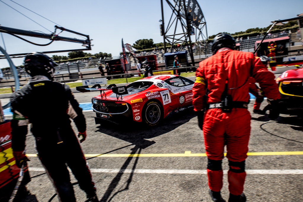 Tæt på podiet: Stærk GTWC-debut for Schandorff og dansk Ferrari-line-up.
(Foto: Selected Car Racing)